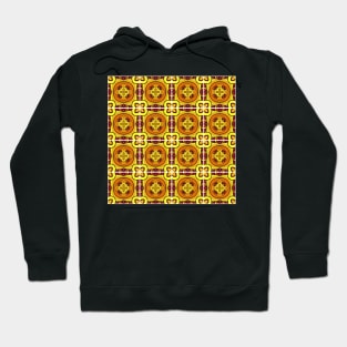 Patchwork Quilt Pattern with Ornate Checks Hoodie